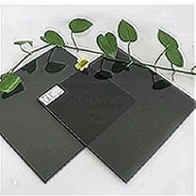 Vidrio flotado negro